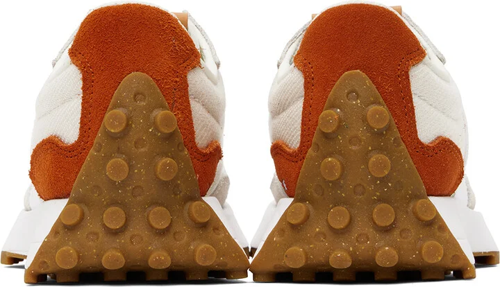 New Balance Off-White & Orange 327 Sneakers - Image 2