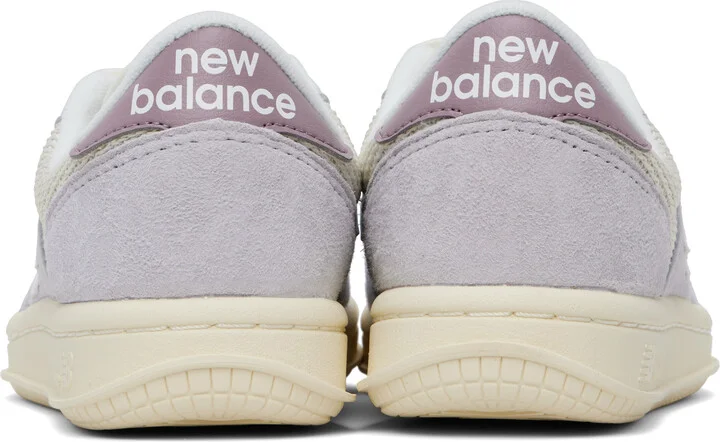 New Balance Off-White & Purple T500 Sneakers - Image 2