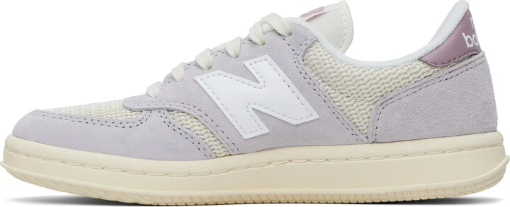 New Balance Off-White & Purple T500 Sneakers - Image 3
