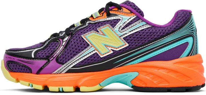 New Balance Purple 740 Sneakers - Image 3