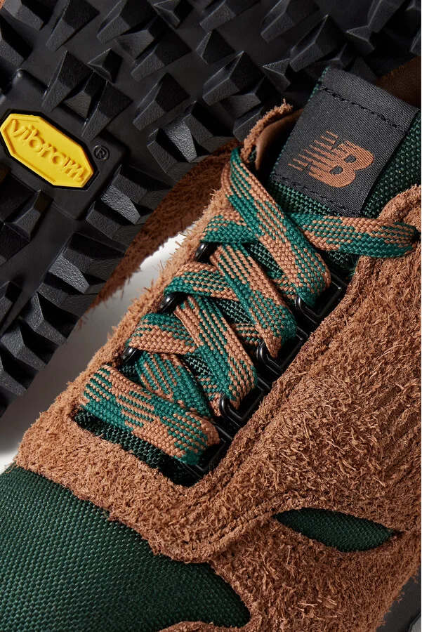 New Balance - Rainier Leather And Cordura-trimmed Suede Sneakers - Brown - Image 4