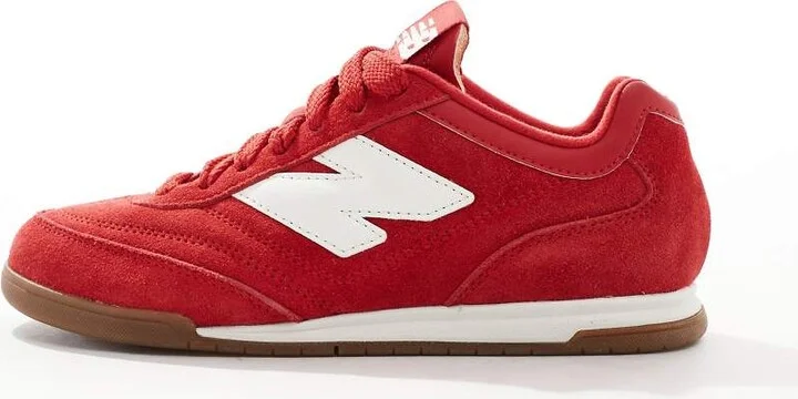 New Balance RC42 rubber sole sneakers in red and white - Exclusive to ASOS - Image 2
