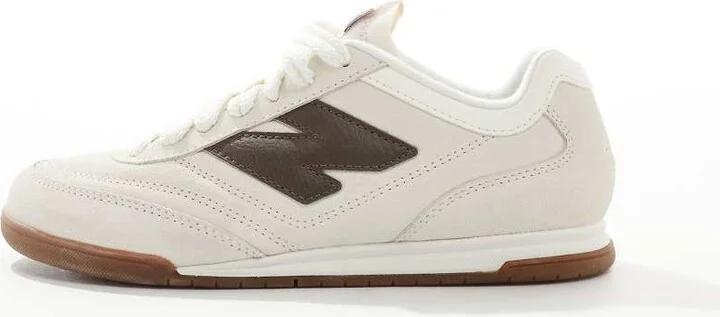 New Balance RC42 rubber sole sneakers in white and brown - Exclusive to ASOS - Image 2