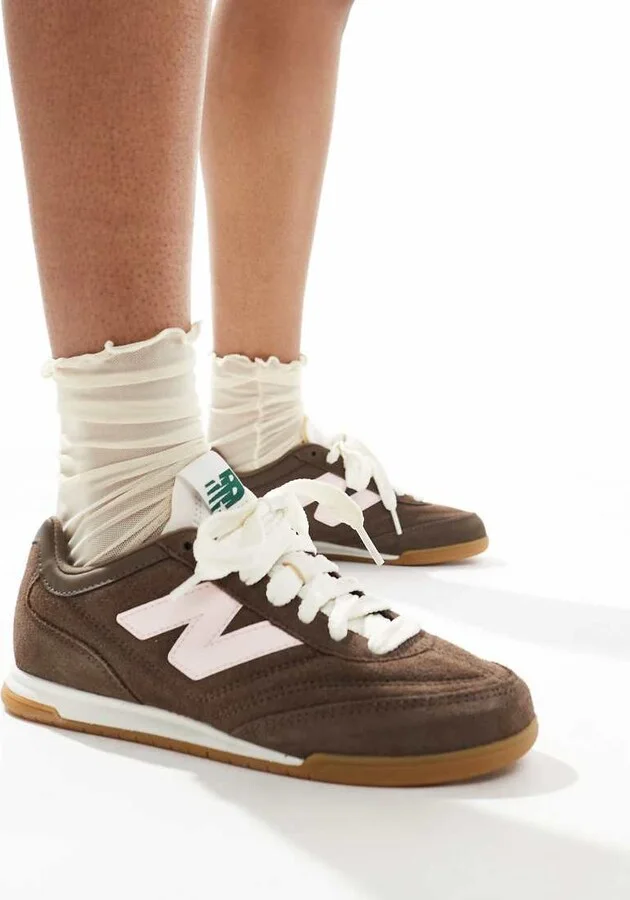New Balance RC42 sneakers in brown and pink with gum soles - exclusive to ASOS - Image 4