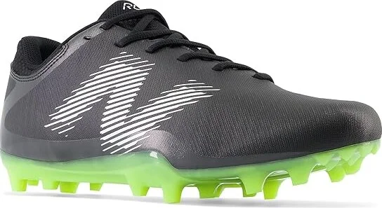 New Balance Rush V4 Low Lacrosse Cleats Men's Shoes Black/Black : 7 D - Medium, Synthetic