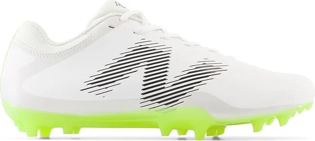 New Balance Rush V4 Low Lacrosse Cleats Men's Shoes White/White : 8 D - Medium, Synthetic - Image 5