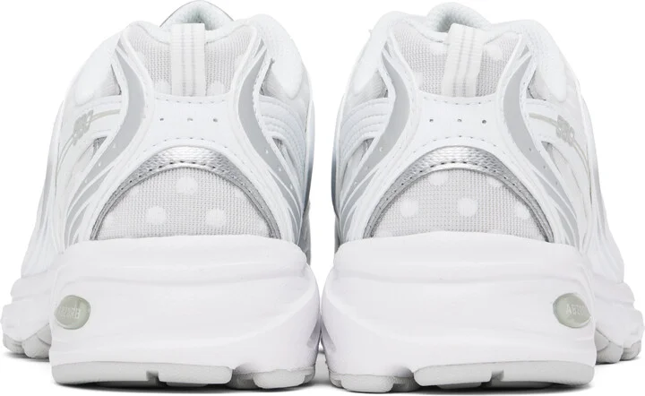 New Balance Silver & White 530 Sneakers - Image 2