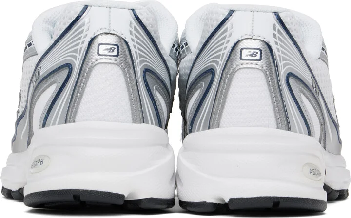 New Balance Silver & White 740 Sneakers - Image 2
