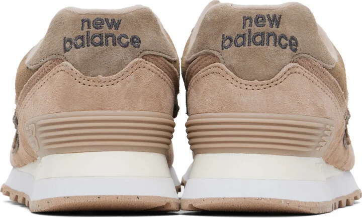 New Balance Taupe 574 Sneakers - Image 2