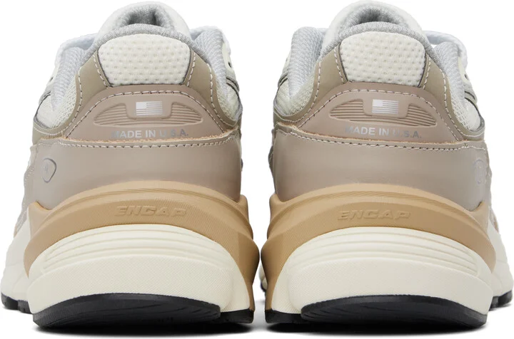 New Balance Taupe & Off-White 'Made in USA' 990v6 Sneakers - Image 2