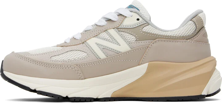 New Balance Taupe & Off-White 'Made in USA' 990v6 Sneakers - Image 3