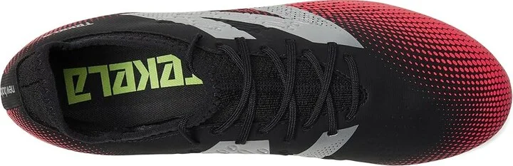 New Balance Tekela Magique FG V4+ Soccer Cleats Shoes Black/Energy Red/Hi-Lite : US Men's 5.5 - Women's 7 Medium, Synthetic - Image 2