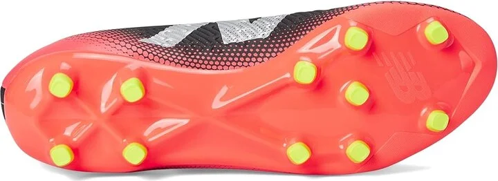 New Balance Tekela Magique FG V4+ Soccer Cleats Shoes Black/Energy Red/Hi-Lite : US Men's 5.5 - Women's 7 Medium, Synthetic - Image 3