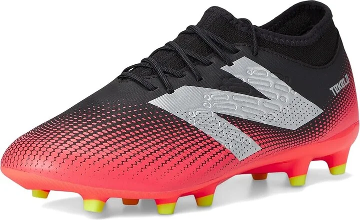 New Balance Tekela Magique FG V4+ Soccer Cleats Shoes Black/Energy Red/Hi-Lite : US Men's 5.5 - Women's 7 Medium, Synthetic - Image 5