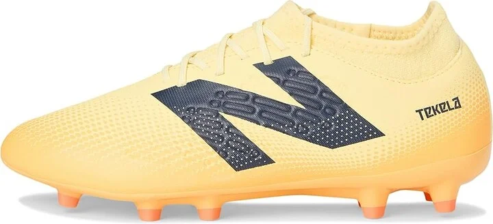 New Balance Tekela Magique FG V4+ Soccer Cleats Shoes Parchment/Clementine/Hot Mango : US Men's 8 - Women's 9.5 Medium, Synthetic - Image 6