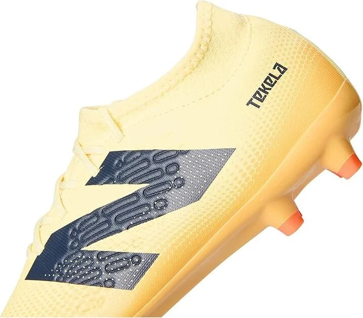 New Balance Tekela Magique FG V4+ Soccer Cleats Shoes Parchment/Clementine/Hot Mango : US Men's 8 - Women's 9.5 Medium, Synthetic - Image 7