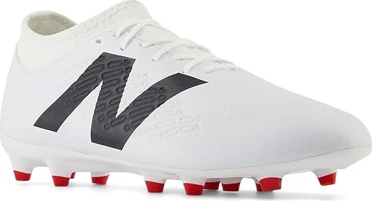 New Balance Tekela Magique FG V4+ Soccer Cleats Shoes White/Black : US Men's 9 - Women's 10.5 Medium, Synthetic
