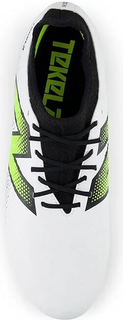 New Balance Tekela Magique FG V4+ Soccer Cleats Shoes White/Hi-Lite : US Men's 4 - Women's 5.5 Medium, Synthetic - Image 2