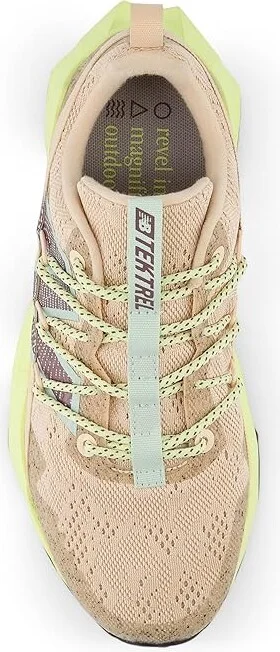 New Balance Tektrel Women's Shoes Dark Vintage Rose/Limelight : 5.5 B - Medium, Rubber - Image 2