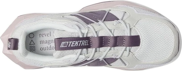 New Balance Tektrel Women's Shoes Grey Matter/Reflection/Dark Ice Wine : 5.5 B - Medium, Rubber - Image 2