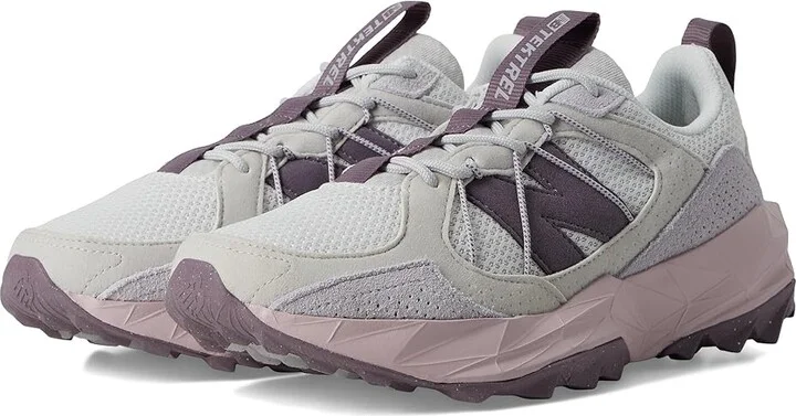 New Balance Tektrel Women's Shoes Grey Matter/Reflection/Dark Ice Wine : 5.5 B - Medium, Rubber