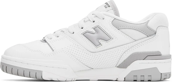 New Balance White 550 Sneakers - Image 3