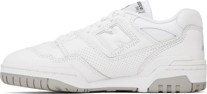 New Balance White 550 Sneakers - Image 3