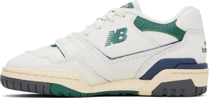 New Balance White 550 Sneakers - Image 3