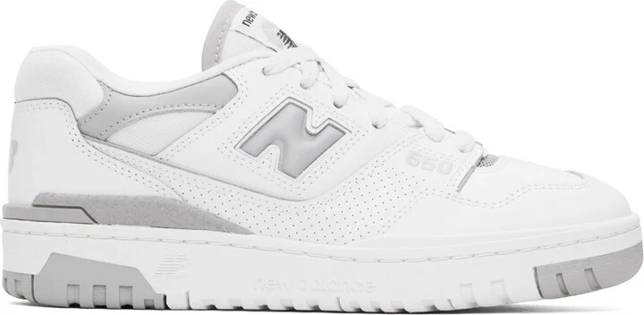 New Balance White 550 Sneakers