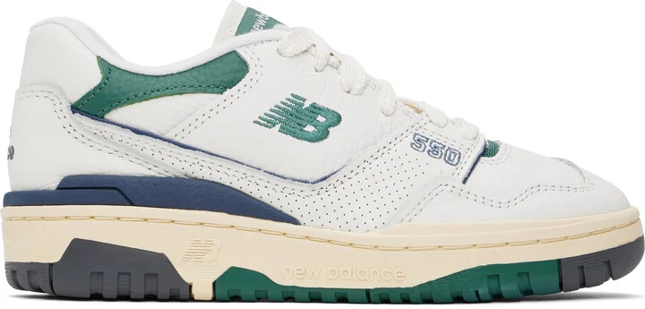 New Balance White 550 Sneakers