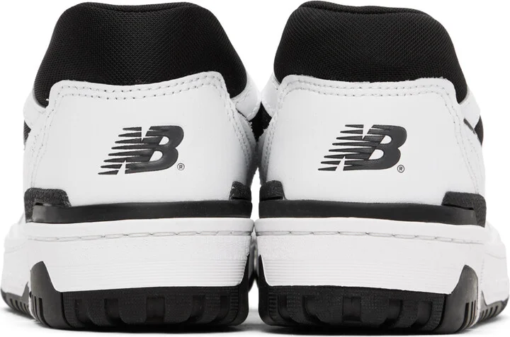 New Balance White BB550 Sneakers - Image 2