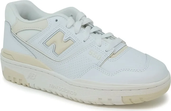 New Balance White Leather Sneaker - Image 2