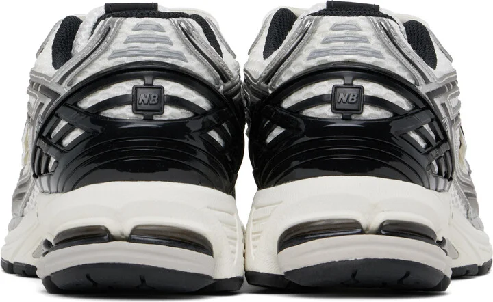 New Balance White & Silver 1906R Sneakers - Image 2