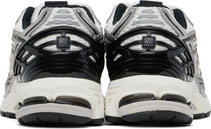 New Balance White & Silver 1906R Sneakers - Image 2
