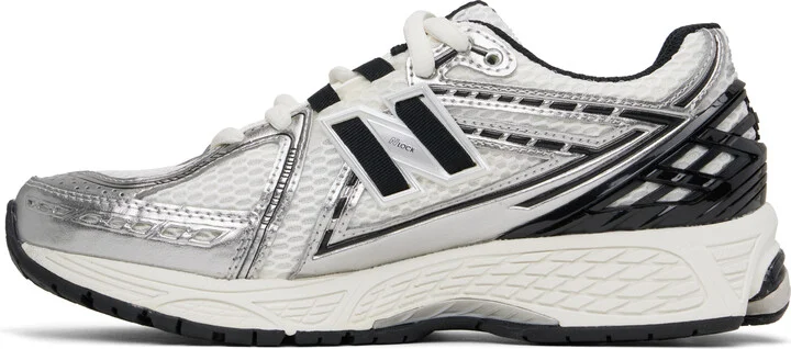 New Balance White & Silver 1906R Sneakers - Image 3