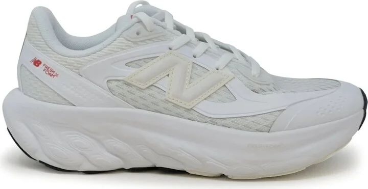 New Balance White Synthetic Sneaker