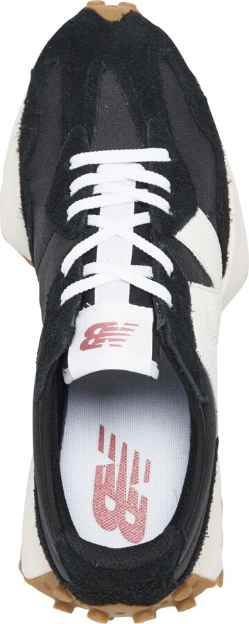 New Balance Women's 327 Casual Sneakers from Finish Line - Black, White, Gum - Image 5