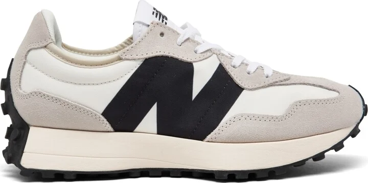 New Balance Women's 327 Casual Sneakers from Finish Line - Black, White, Gum - Image 6