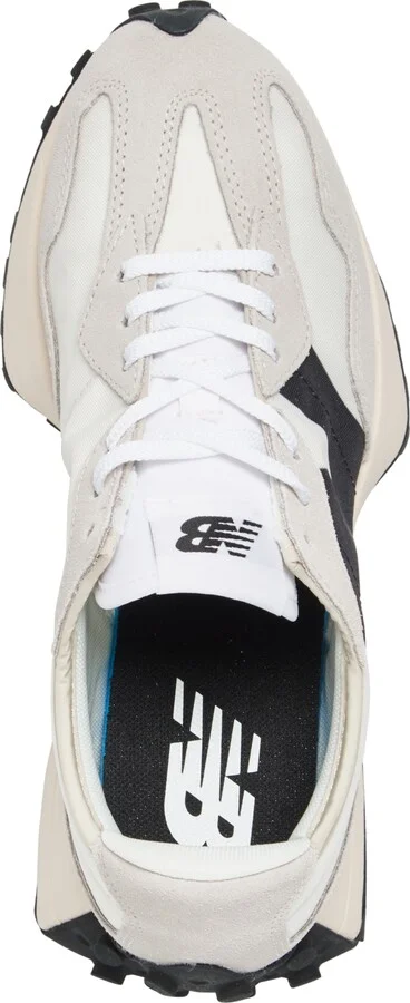 New Balance Women's 327 Casual Sneakers from Finish Line - Black, White, Gum - Image 9