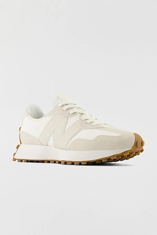 New Balance Women's 327 Sneaker in Linen Sea Salt - Image 2