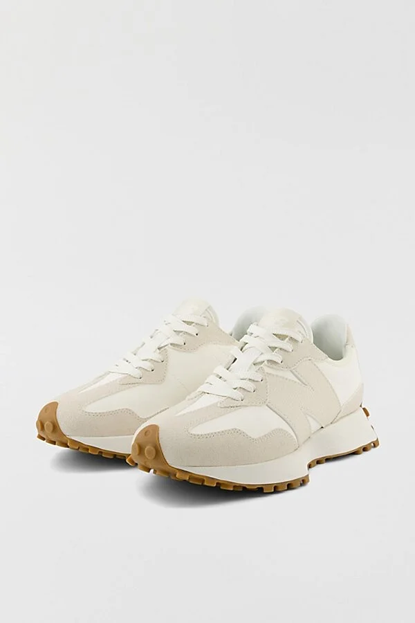 New Balance Women's 327 Sneaker in Linen Sea Salt - Image 3