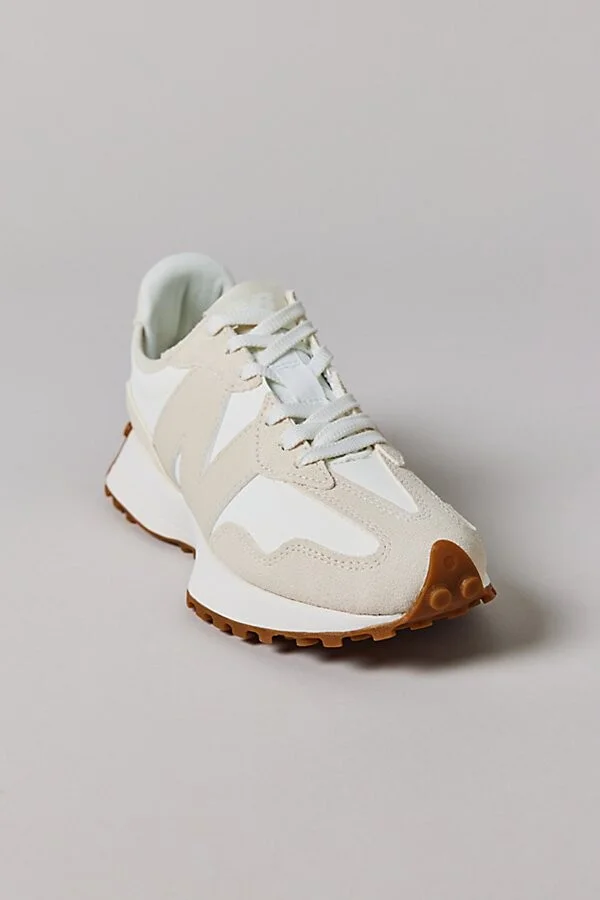 New Balance Women's 327 Sneaker in Linen Sea Salt - Image 5