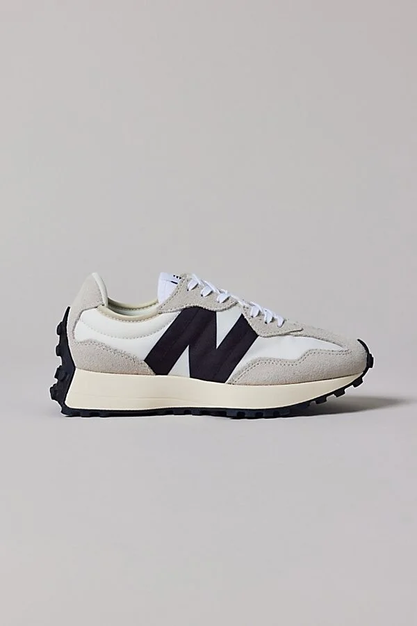 New Balance Women's 327 Sneaker in Linen Sea Salt - Image 7