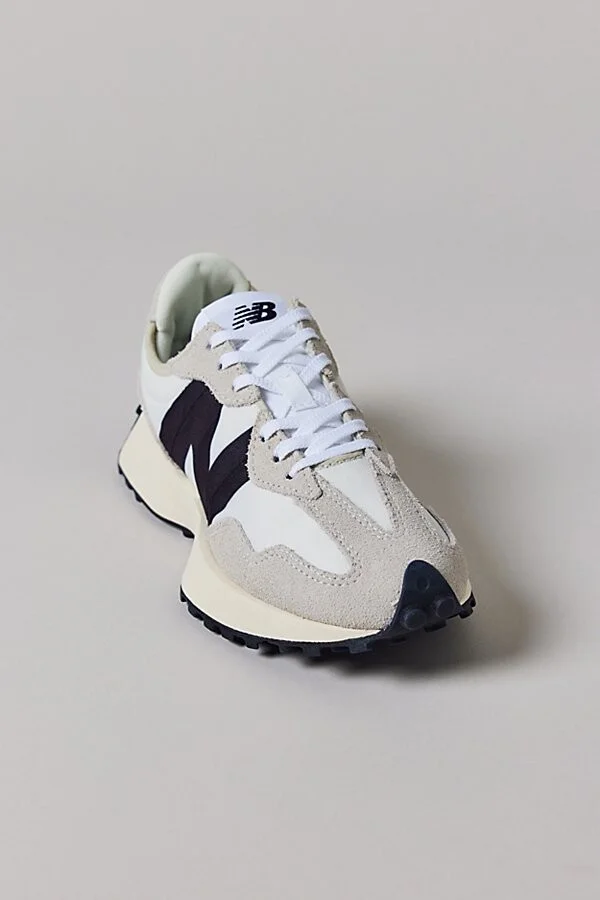 New Balance Women's 327 Sneaker in Linen Sea Salt - Image 8