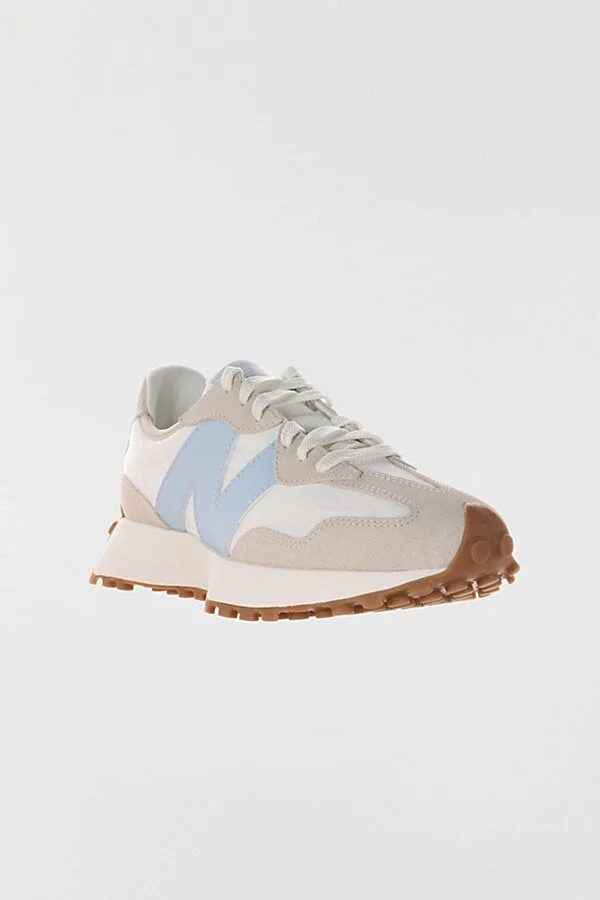New Balance Women's 327 Sneaker in Linen Sea Salt - Image 10