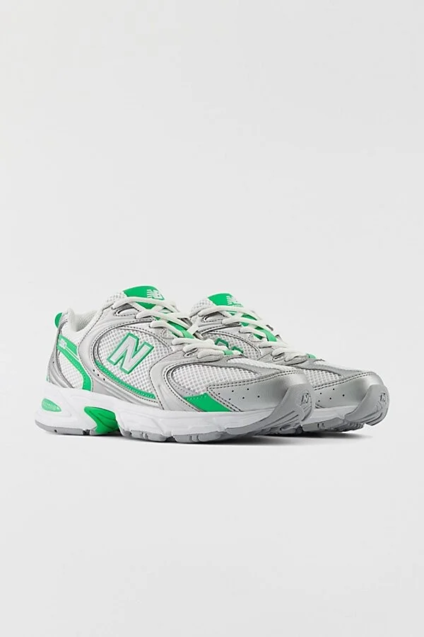 New Balance Women's 530 Sneaker in White with Natural Indigo - Image 10