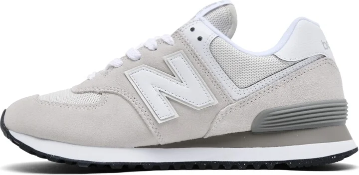 New Balance Women's 574 Core Casual Sneakers from Finish Line - Nimbus Cloud, White - Image 3