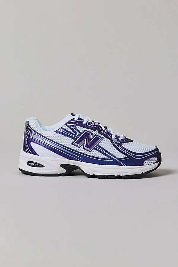 New Balance Women's 740 Sneaker in Concord Grape with White and Phantom - Image 3