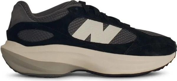 New Balance 'Wrpd' Running Sneakers In Black Leather Blend