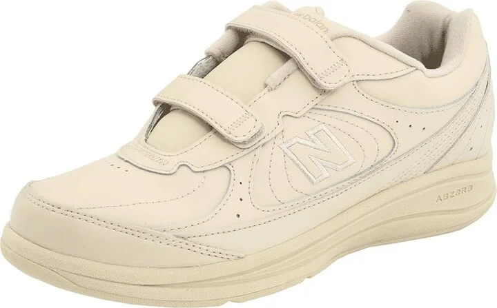 New Balance WW577 Hook and Loop Women's Walking Shoes Bone : 5.5 B - Medium, Leather - Image 2